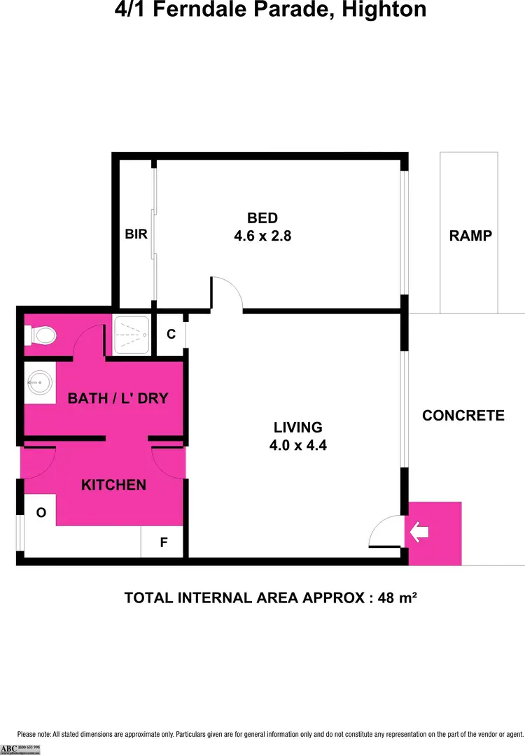 Floorplan of Homely house listing, 4/1 Ferndale Parade, Highton VIC 3216