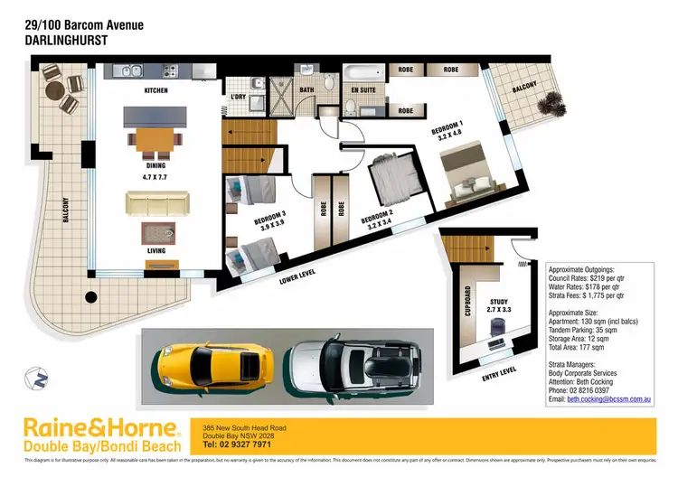 Floorplan of Homely apartment listing, 29/100 Barcom Avenue, Darlinghurst NSW 2010