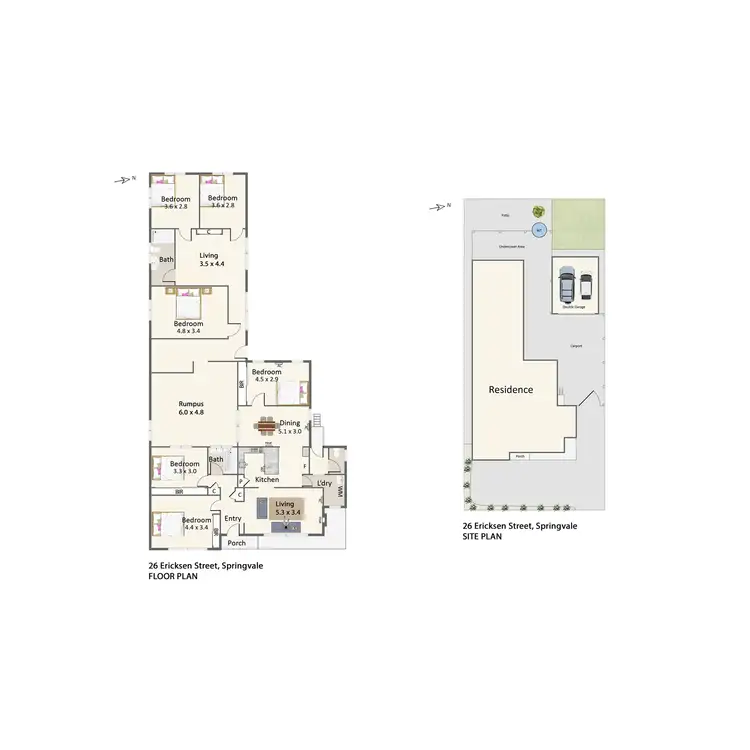 Floorplan of Homely house listing, 26 Ericksen Street, Springvale VIC 3171