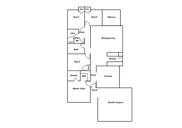 Floorplan of Homely house listing, 11 Reushaw Link, Baldivis WA 6171