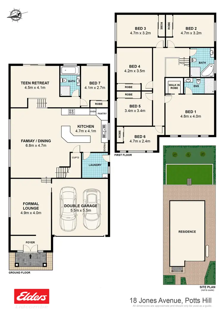 Floorplan of Homely house listing, 18 JONES AVENUE, Potts Hill NSW 2143