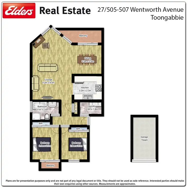 Floorplan of Homely unit listing, 27/505-507 Wentworth Avenue, Toongabbie NSW 2146