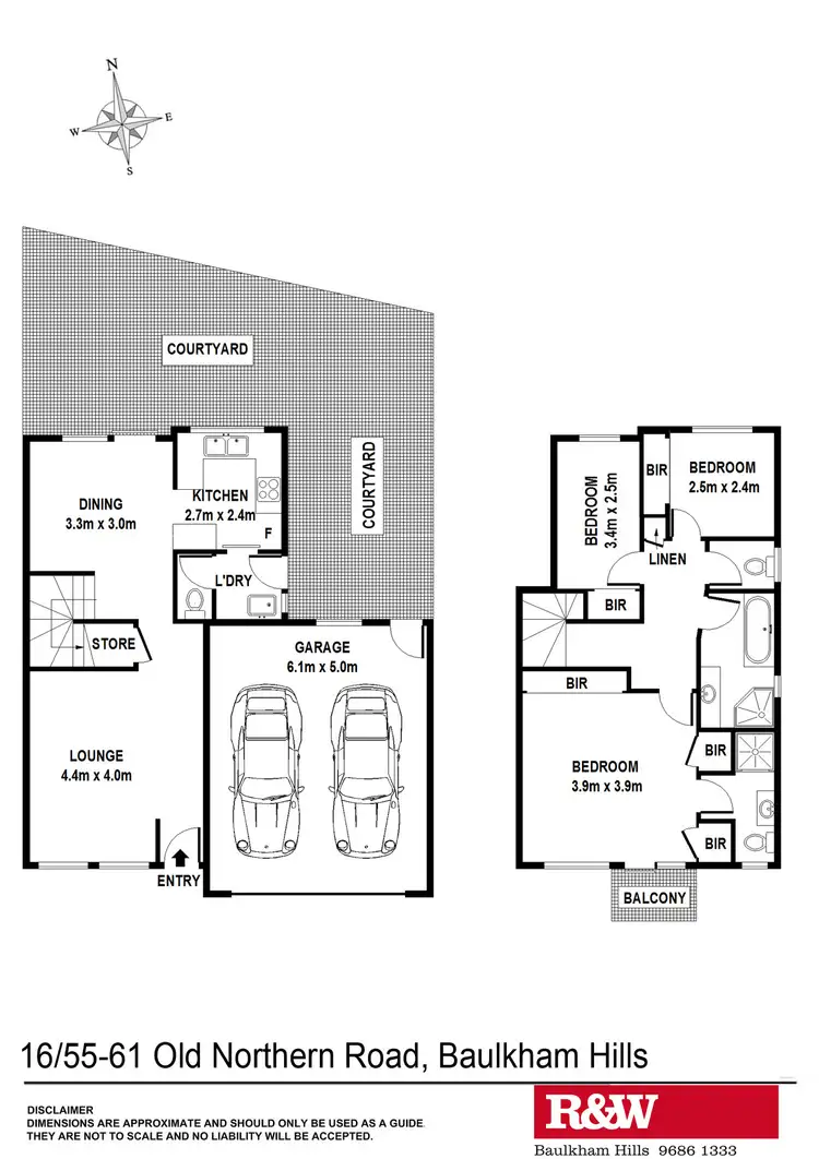 Floorplan of Homely townhouse listing, Address available on request