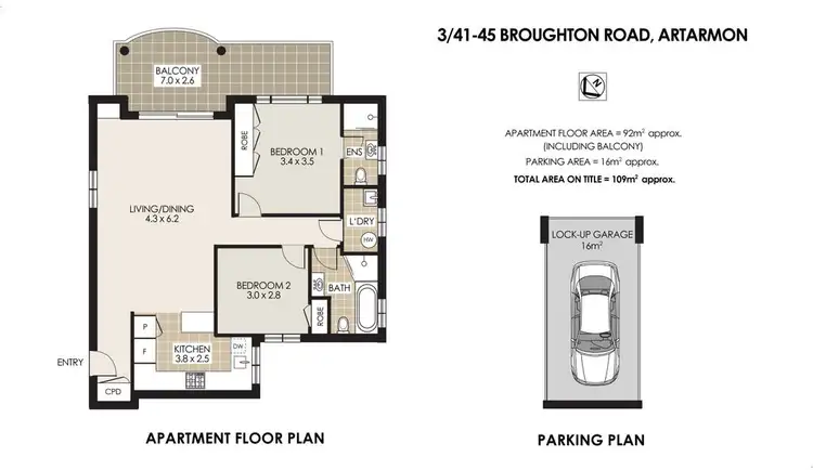 Floorplan of Homely unit listing, 3/41-45 Broughton Road, Artarmon NSW 2064