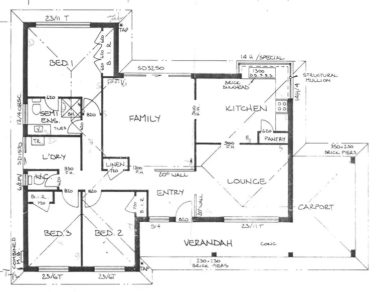 Floorplan of Homely house listing, 8 Darcy Crt, Australind WA 6233