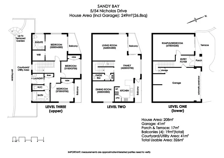 Floorplan of Homely house listing, 5/54 Nicholas Drive, Sandy Bay TAS 7005