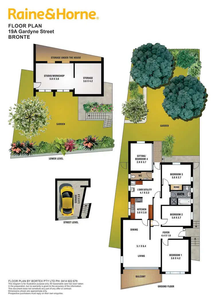 Floorplan of Homely house listing, 19A Gardyne Street, Bronte NSW 2024
