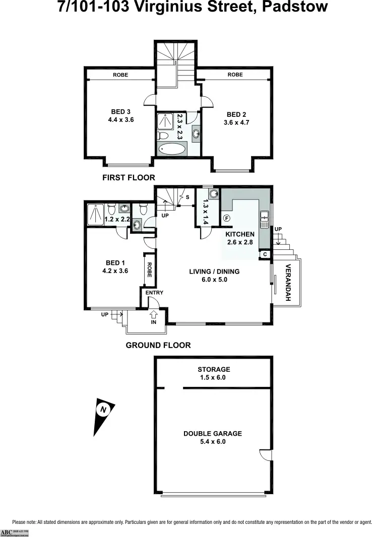 Floorplan of Homely townhouse listing, 7/101-103 Virginius Street, Padstow NSW 2211