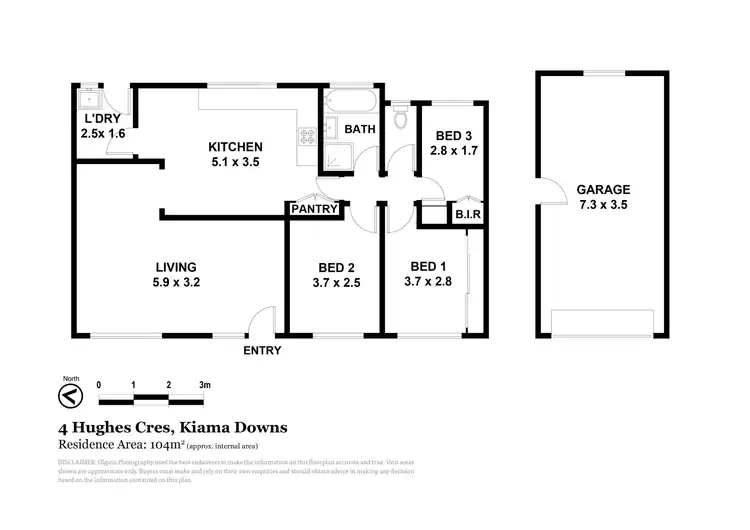 Floorplan of Homely house listing, 4 Hughes Crescent, Kiama Downs NSW 2533