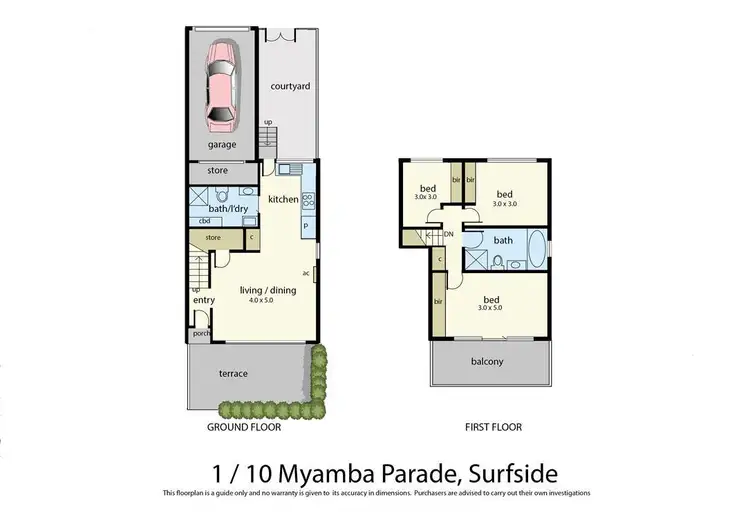 Floorplan of Homely unit listing, 10/1 Myamba Parade, Surfside NSW 2536