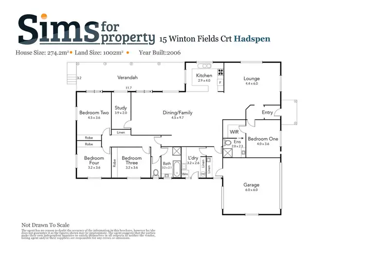 Floorplan of Homely house listing, 15 Winton Fields Court, Hadspen TAS 7290