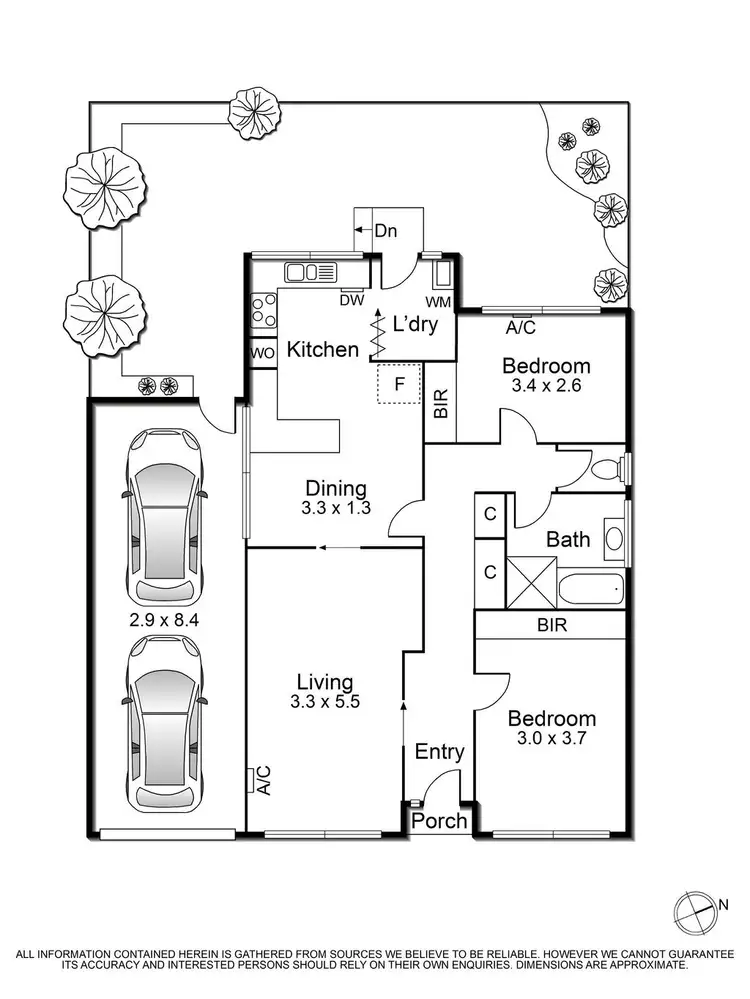 Floorplan of Homely house listing, 1/67 Mimosa Road, Carnegie VIC 3163