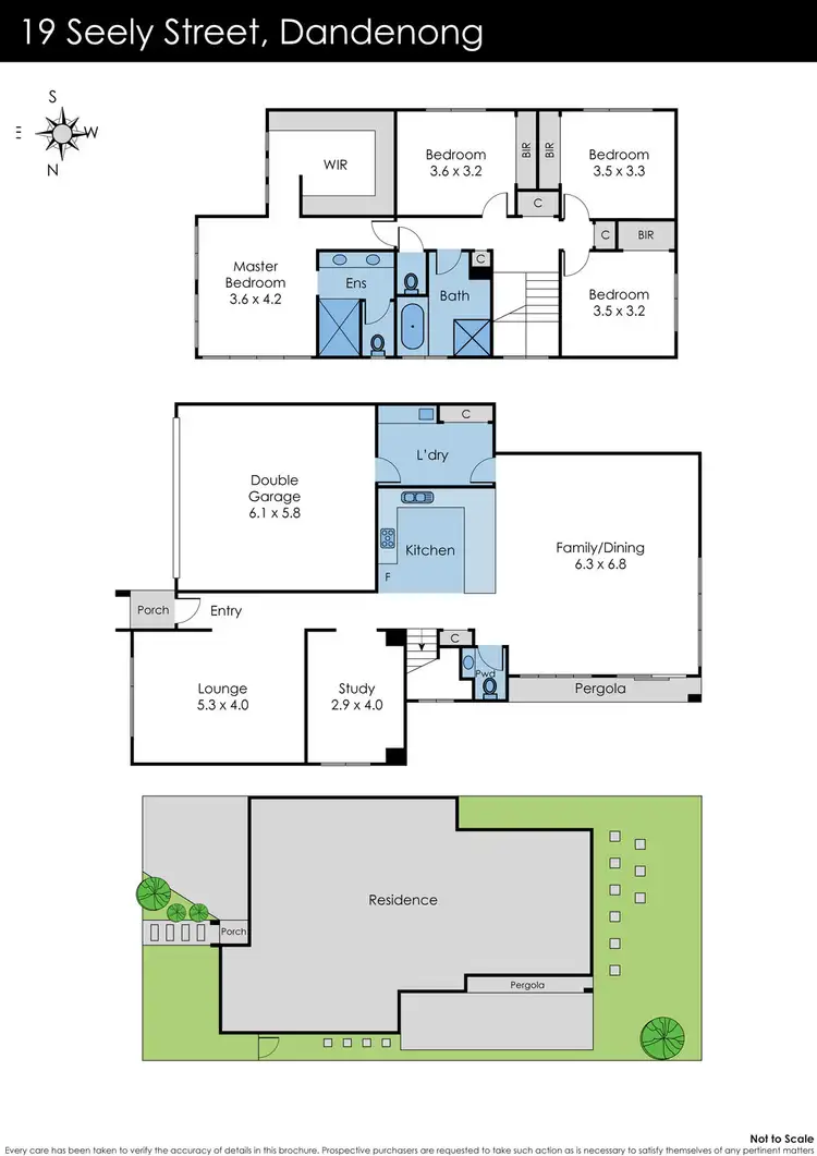 Floorplan of Homely house listing, 19 Seely Street, Dandenong VIC 3175
