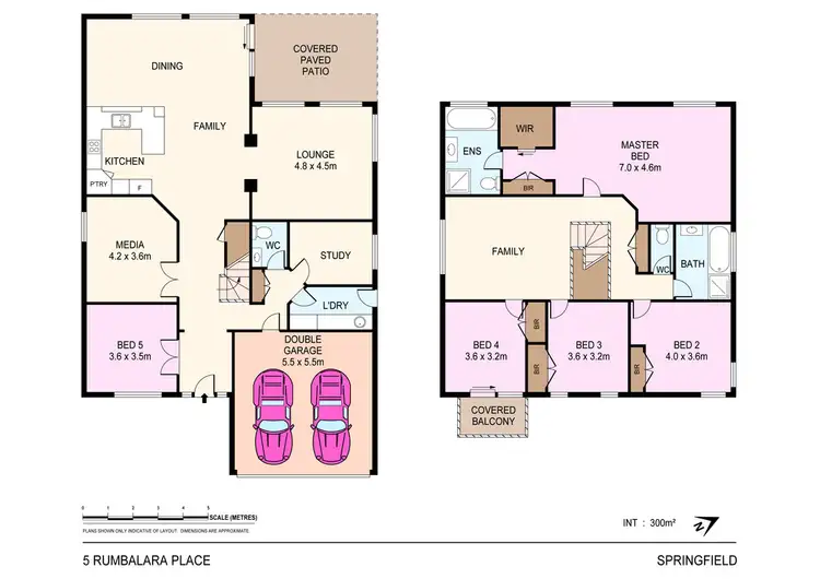 Floorplan of Homely house listing, 5 Rumbalara Pl, Springfield NSW 2250