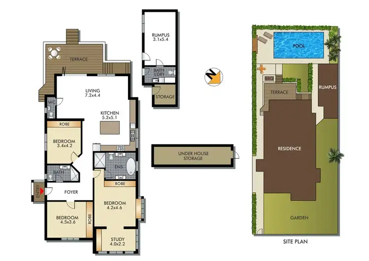 Floorplan of Homely house listing, 6 Village High Road, Vaucluse NSW 2030