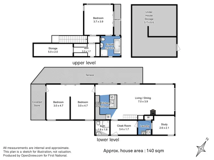 Floorplan of Homely house listing, 654 Huon Road, Fern Tree TAS 7054