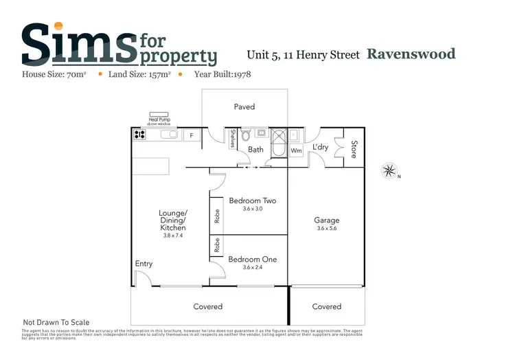 Floorplan of Homely unit listing, 5/11 Henry Street, Ravenswood TAS 7250