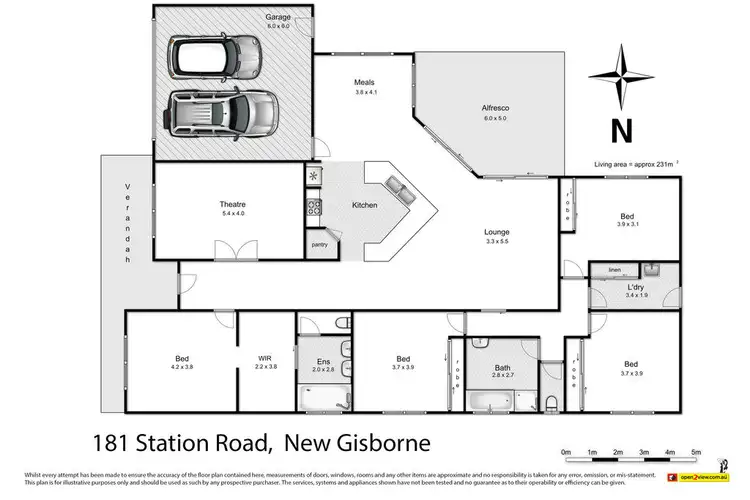 Floorplan of Homely house listing, 181 Station Road, New Gisborne VIC 3438