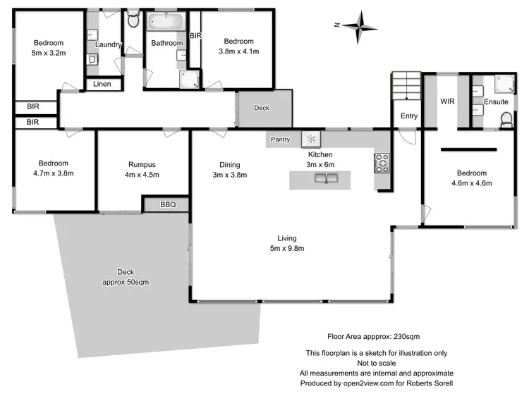 Floorplan of Homely house listing, 2 Whitefoord Parade, Dodges Ferry TAS 7173