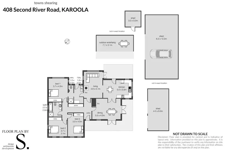 Floorplan of Homely house listing, 408 Second River Road, Karoola TAS 7267
