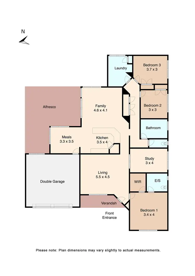 Floorplan of Homely house listing, 238 - 240 Howe Street, Miners Rest VIC 3352