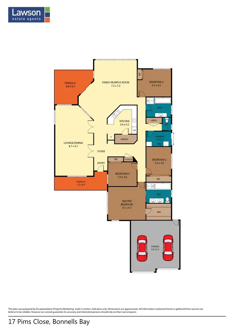 Floorplan of Homely house listing, 17 Pims Close, Bonnells Bay NSW 2264
