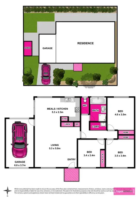 Floorplan of Homely house listing, 17 Enrob Court, Grovedale VIC 3216