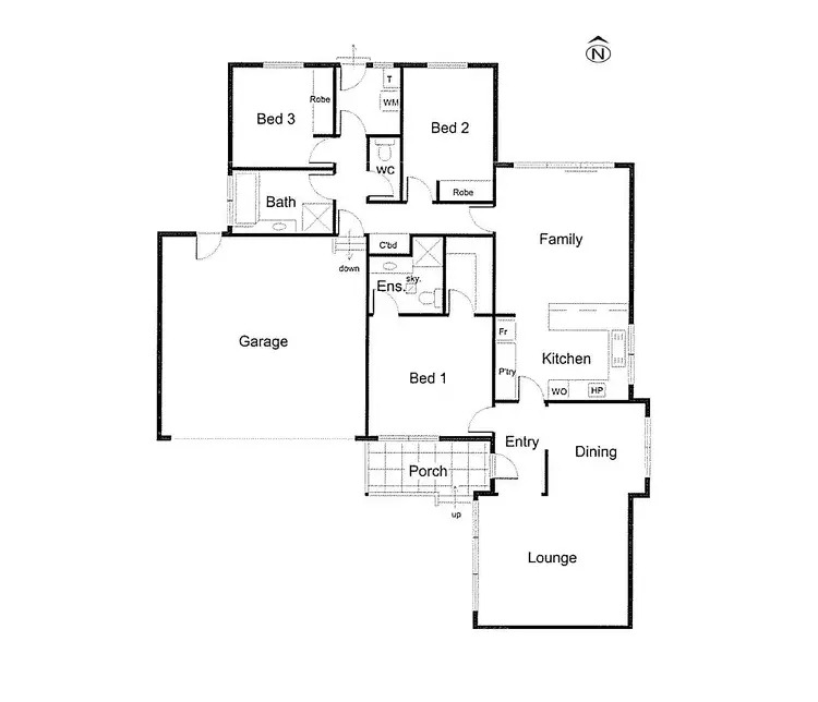 Floorplan of Homely unit listing, 2/39 Talford Street, Doncaster East VIC 3109