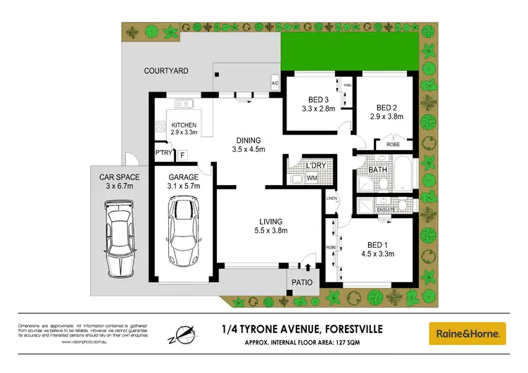 Floorplan of Homely house listing, 1/4 Tyrone Avenue, Forestville NSW 2087