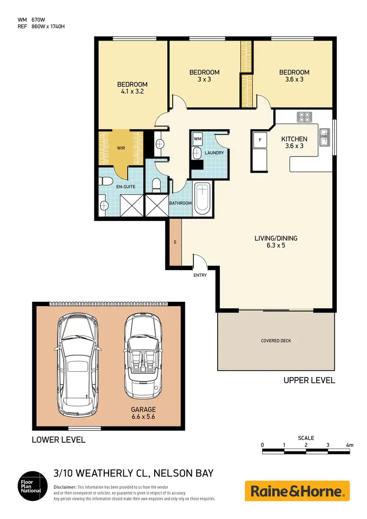 Floorplan of Homely unit listing, 3/10 Weatherly Close, Nelson Bay NSW 2315