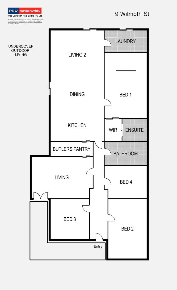 Floorplan of Homely house listing, 9 Wilmoth Avenue, Horsham VIC 3400