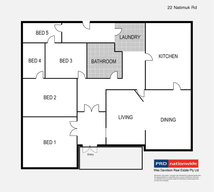 Floorplan of Homely house listing, 22 Natimuk Road, Horsham VIC 3400