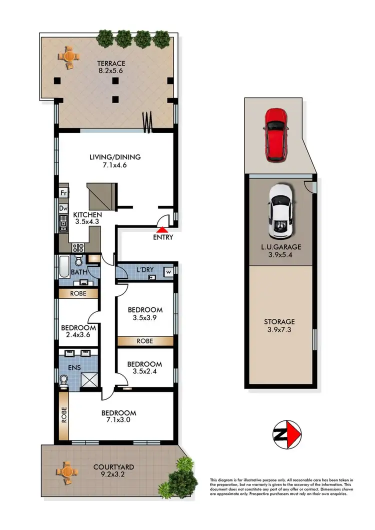 Floorplan of Homely apartment listing, 1/142 Brighton Boulevard, North Bondi NSW 2026