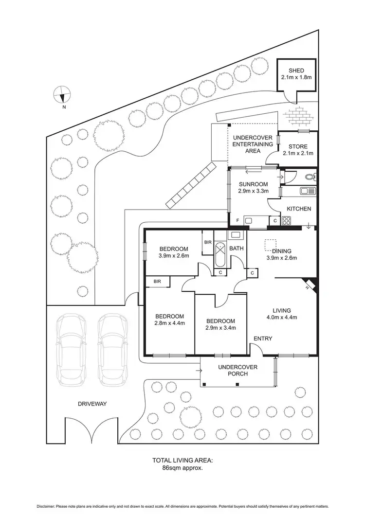 Floorplan of Homely house listing, 376 Howe Parade, Port Melbourne VIC 3207