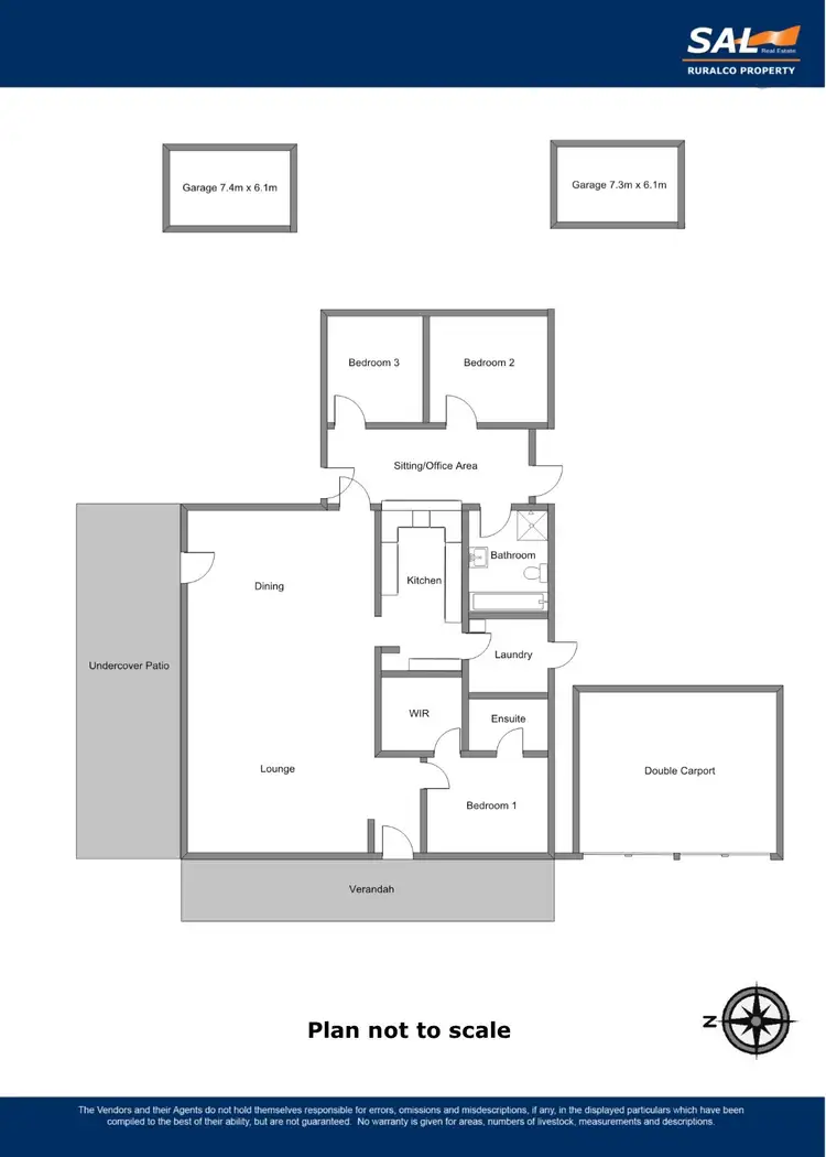 Floorplan of Homely house listing, 24 Naracoorte Road, Bordertown SA 5268