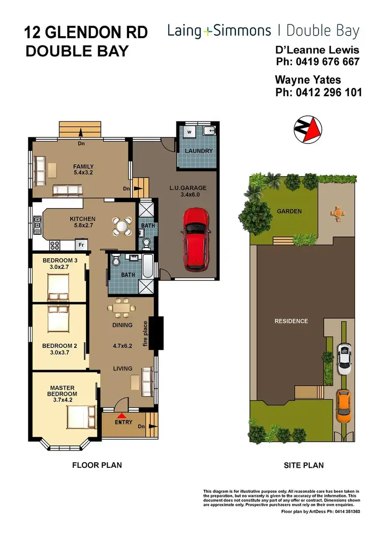 Floorplan of Homely house listing, 12 Glendon Road, Double Bay NSW 2028