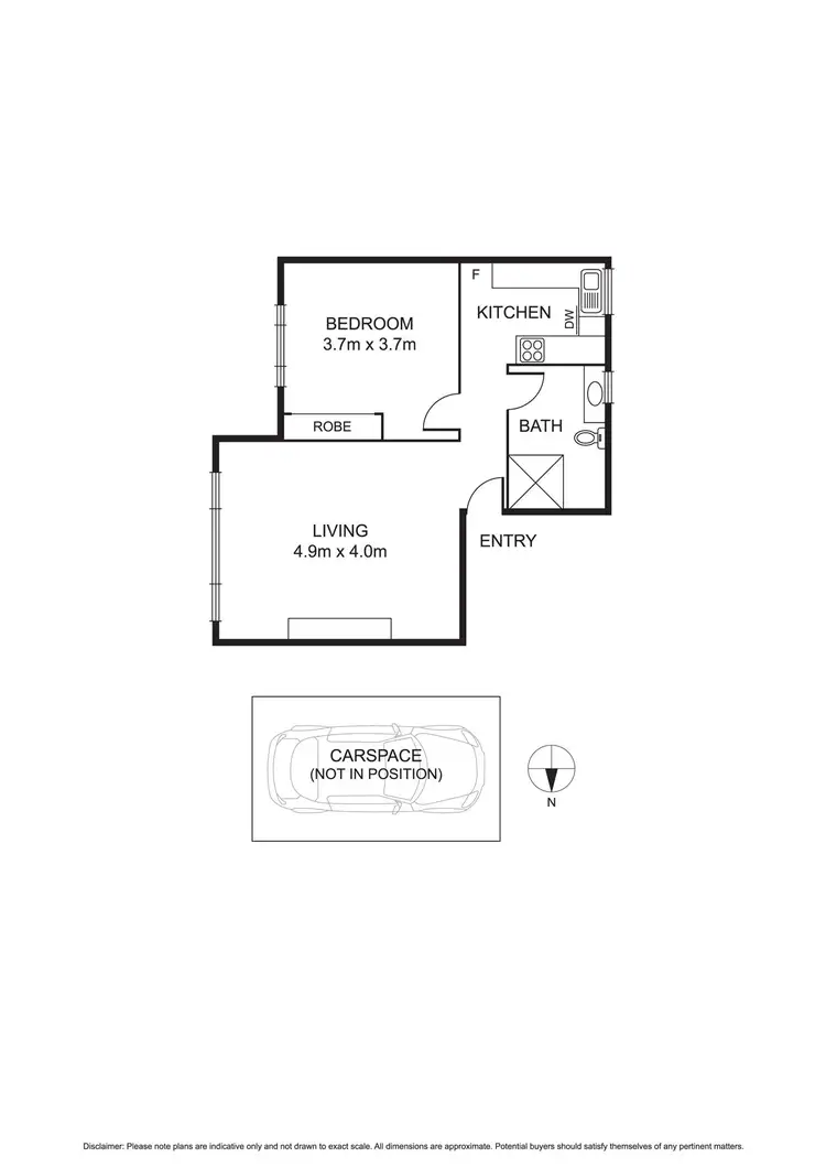 Floorplan of Homely apartment listing, 48/32 Queens Road, Melbourne VIC 3004