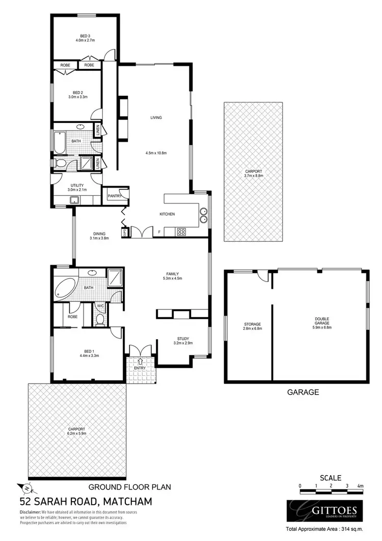 Floorplan of Homely rural property listing, 52 Sarah Road, Matcham NSW 2250