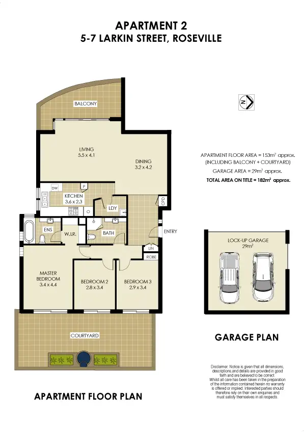 Floorplan of Homely unit listing, 2/5-7 Larkin Street, Roseville NSW 2069
