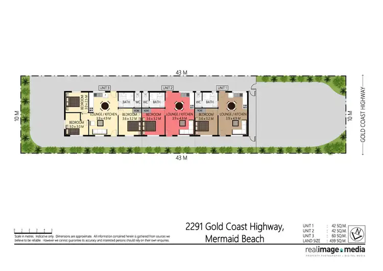 Floorplan of Homely block of units listing, 2291 Gold Coast HWY, Mermaid Beach QLD 4218