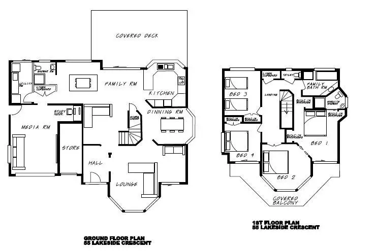 Floorplan of Homely house listing, 55 Lakeside Crescent, Forest Lake QLD 4078