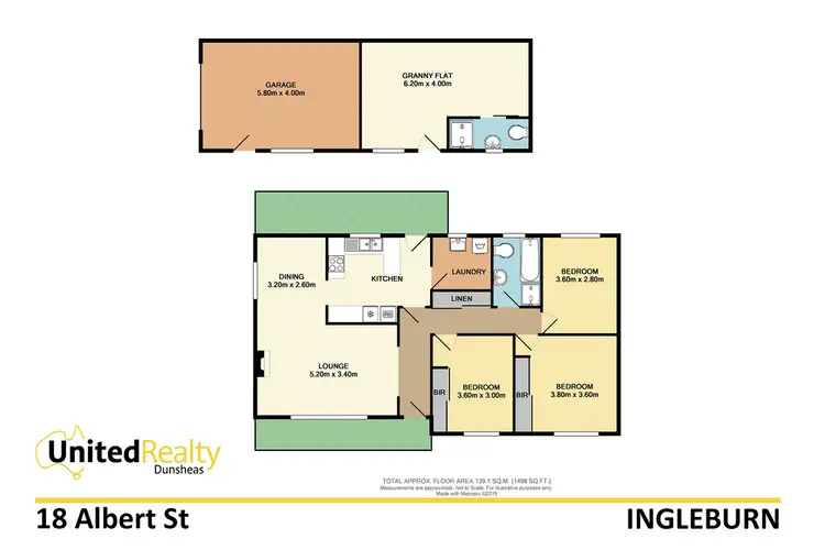 Floorplan of Homely house listing, 18 Albert Street, Ingleburn NSW 2565