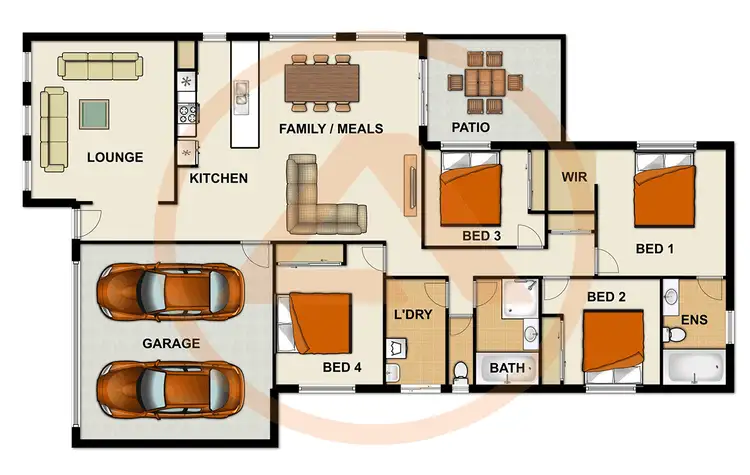 Floorplan of Homely house listing, 16 Linfield Street, Hillcrest QLD 4118