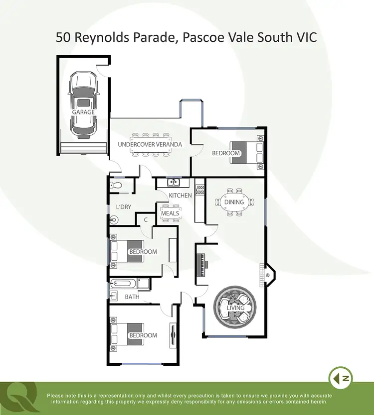 Floorplan of Homely house listing, 50 Reynolds Parade, Pascoe Vale South VIC 3044