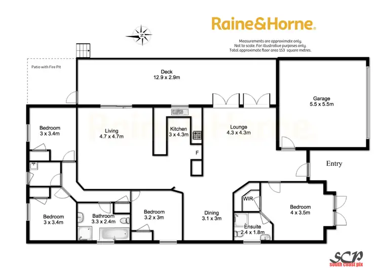 Floorplan of Homely house listing, 10 Henry Place, Long Beach NSW 2536