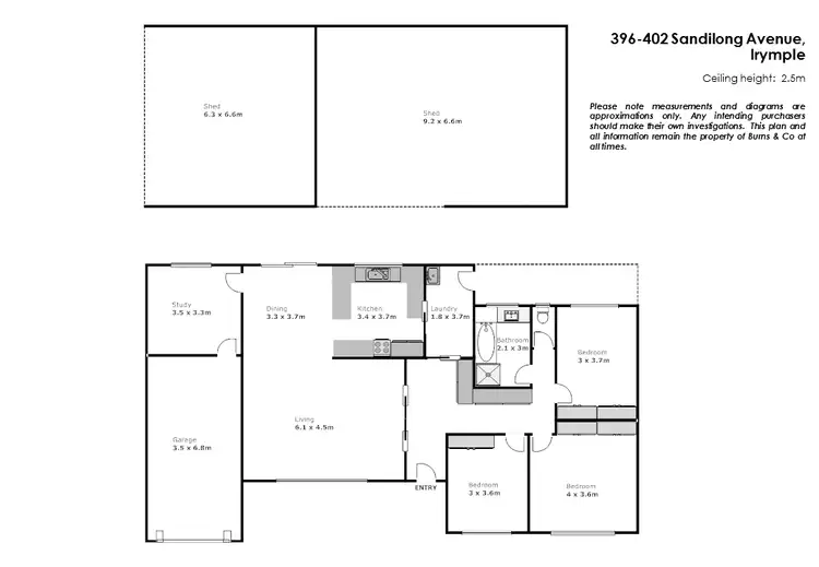 Floorplan of Homely house listing, 396-402 Sandilong Avenue, Irymple VIC 3498
