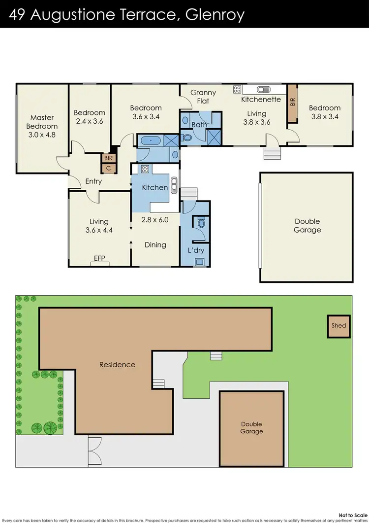 Floorplan of Homely house listing, 49 Augustine Terrace, Glenroy VIC 3046