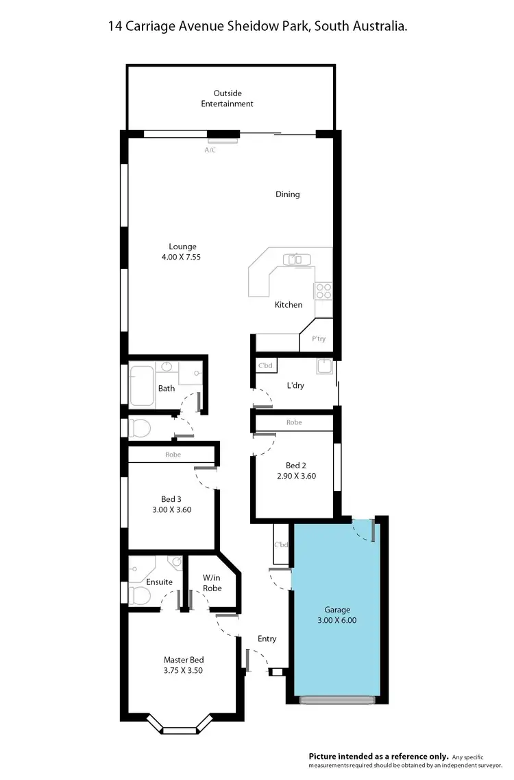 Floorplan of Homely house listing, 14 Carriage Avenue, Sheidow Park SA 5158