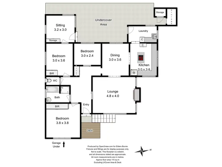 Floorplan of Homely house listing, 38 Cunningham Street, South Burnie TAS 7320
