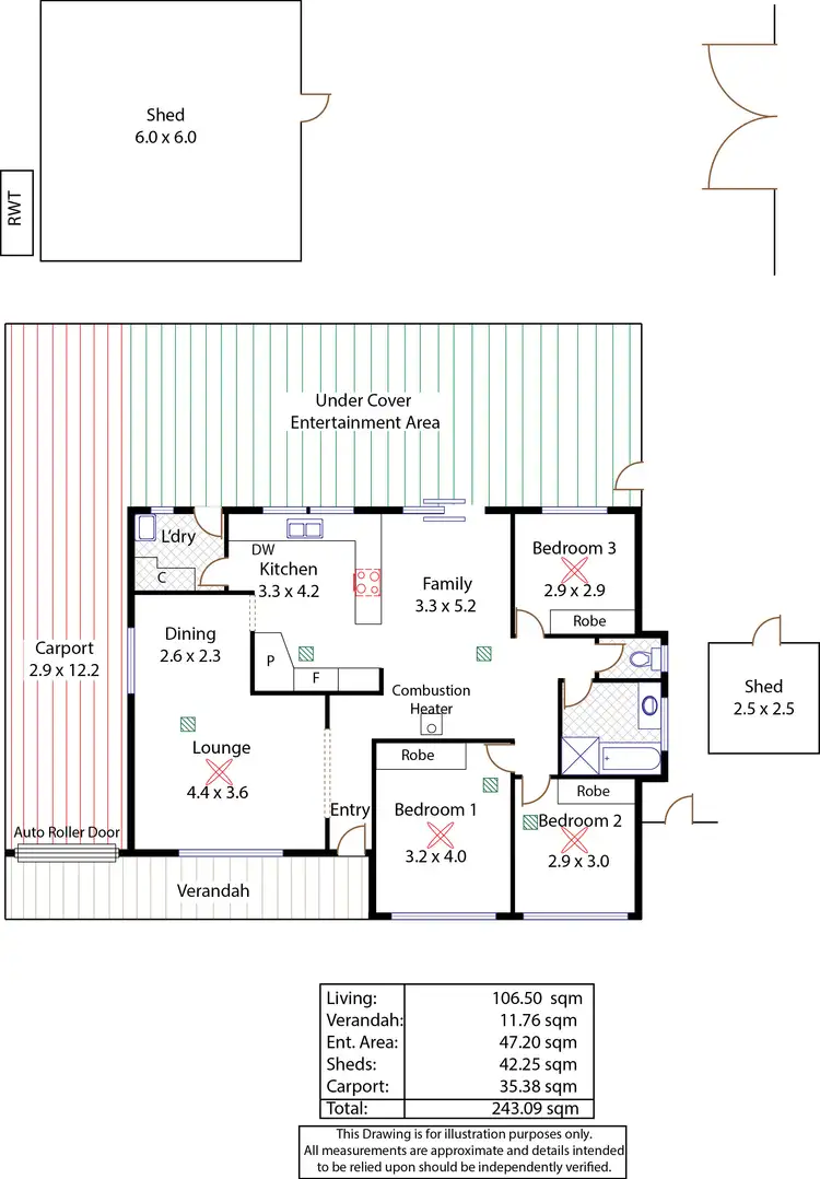 Floorplan of Homely house listing, 8 Gunya Avenue, Salisbury North SA 5108